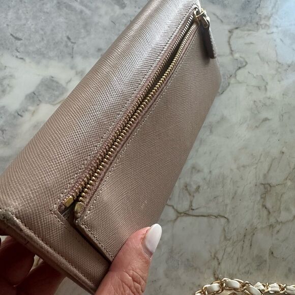 Prada Bi-Color Metal Saffiano Continental long leather Wallet - Picture 4 of 17